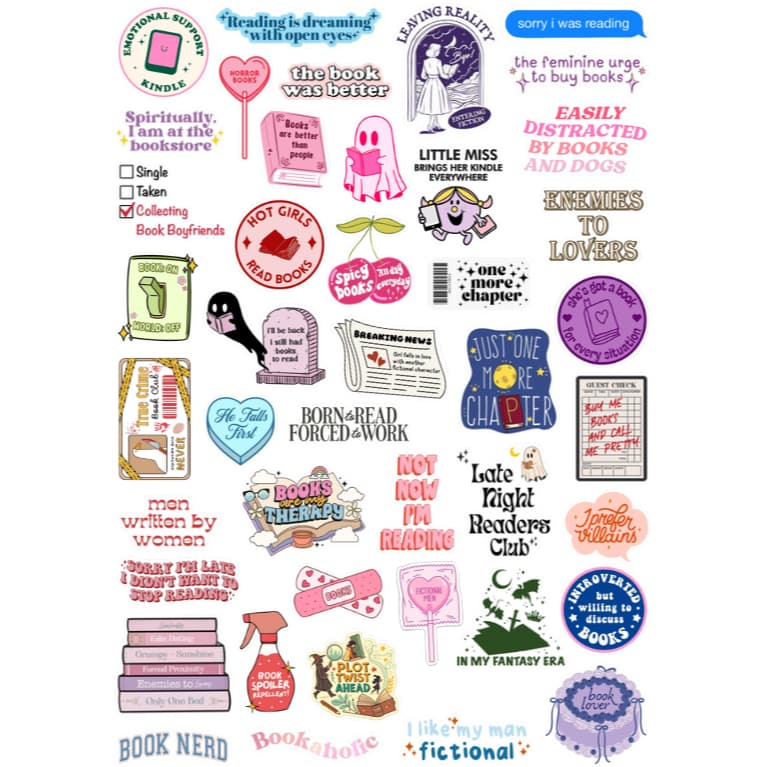 Adesivos Stickers Bookstan Livros Kindle