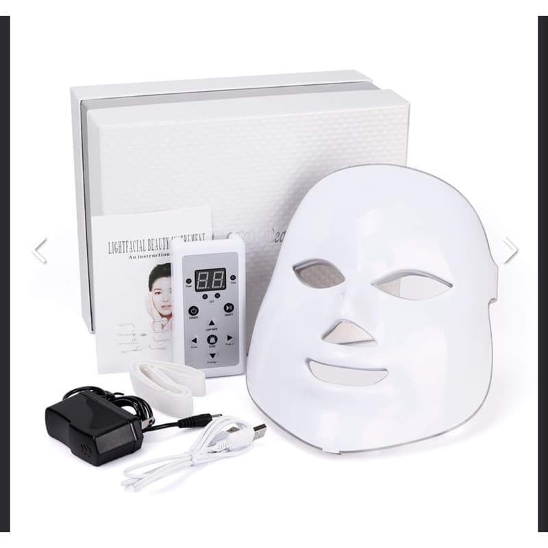 Máscara Facial COLORFUL LED 7 Cores Bivolt