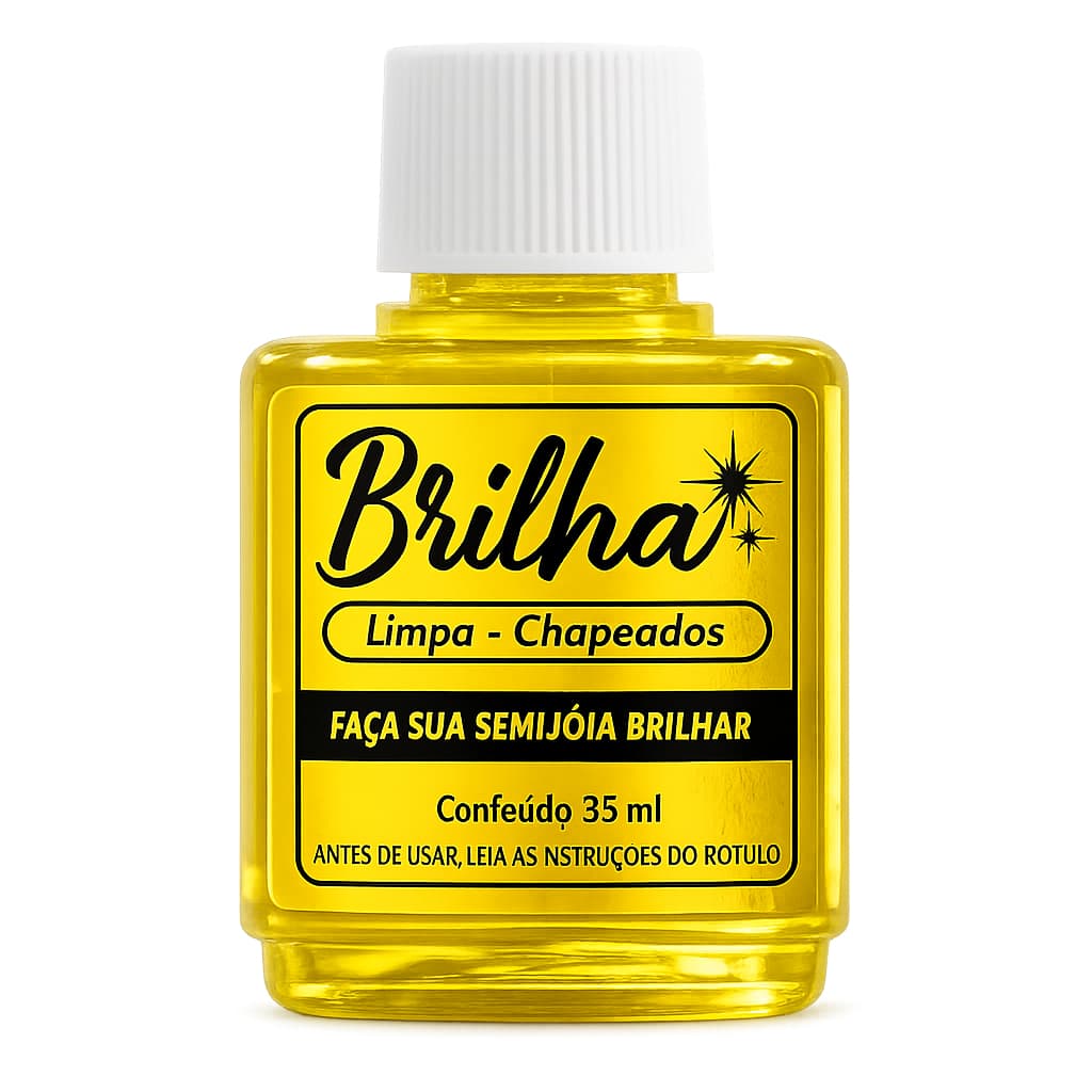 Limpa Folheados Brilha Original 35ml - Limpar Folheados