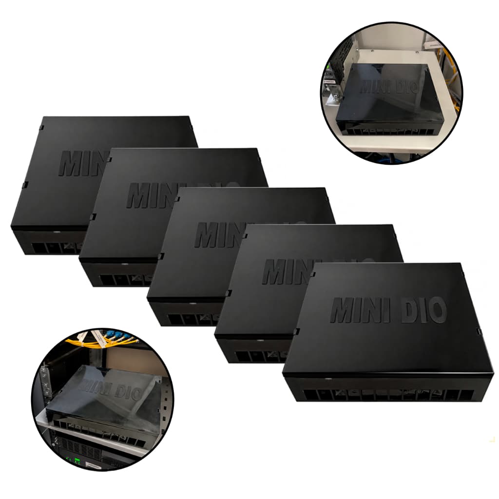 Mini Dio Distribuidor Interno Óptico 12fo Sc Modular - 5 Unidades