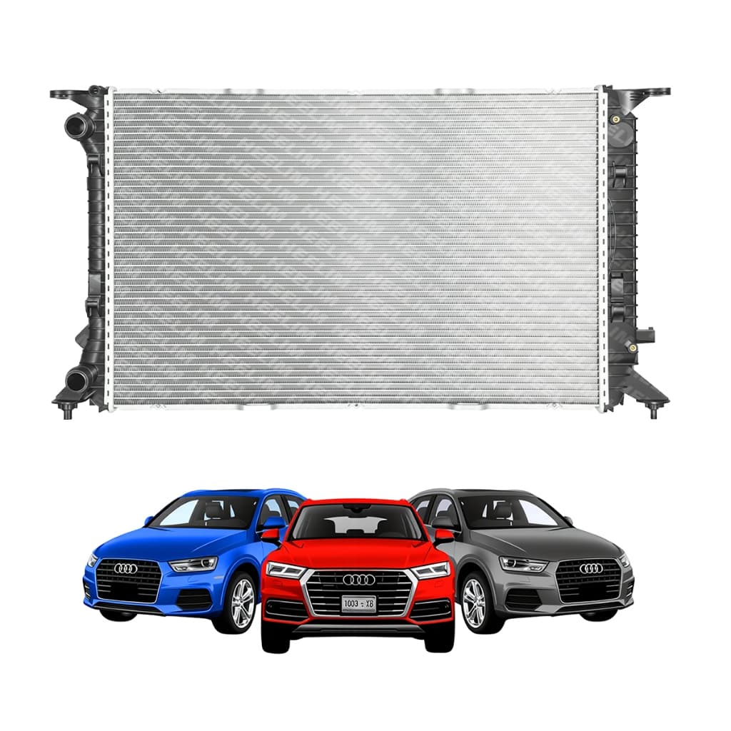 Radiador Audi A4 A5 A6 Q3 1.8 2.0 Q5 1.8 2.0 3.2 S4 S5 S6 1.8 2.0 Gasolina 2007 a 2018 Com Ar Manual Expandido