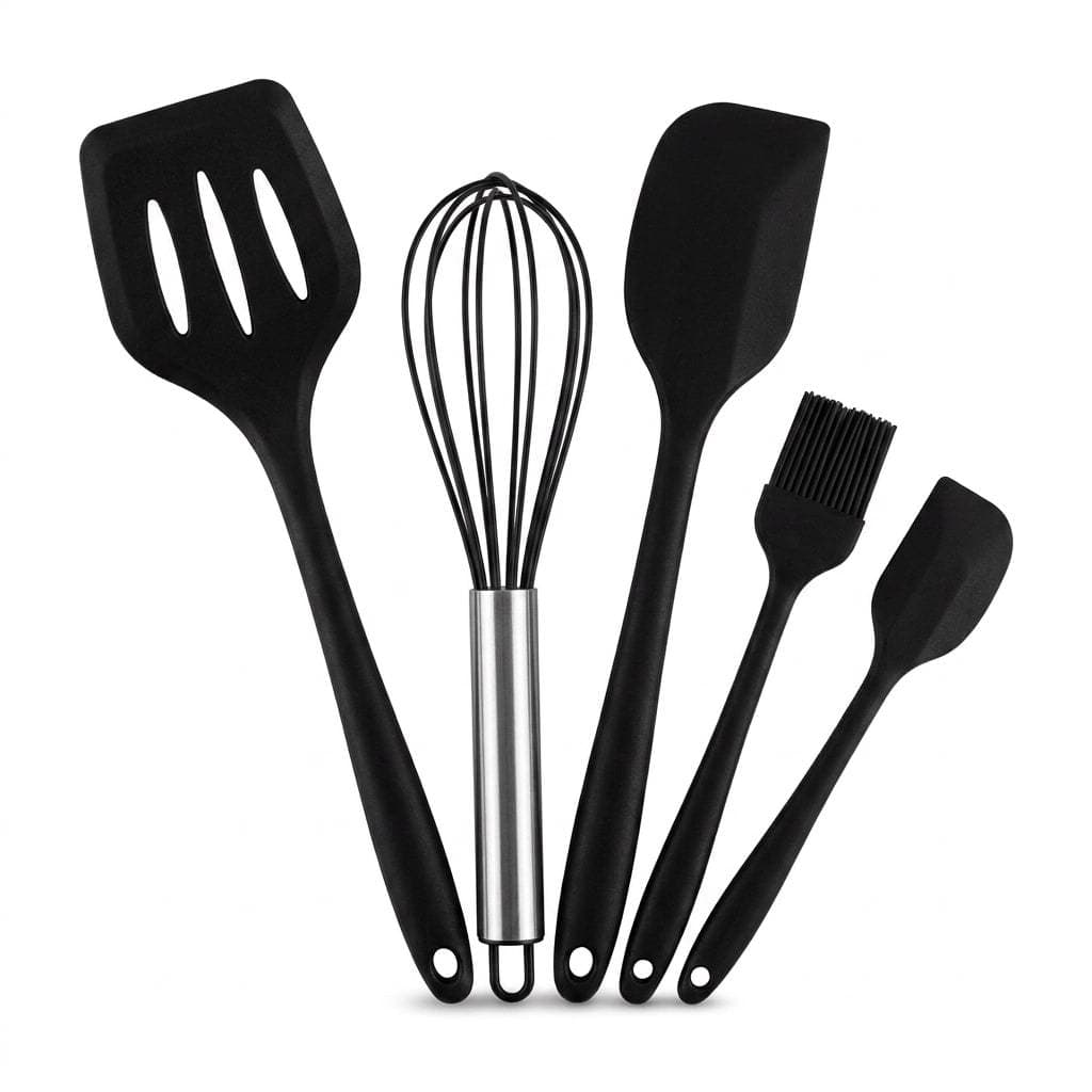 Kit De Utensílios De Cozinha Em Silicone Conjunto