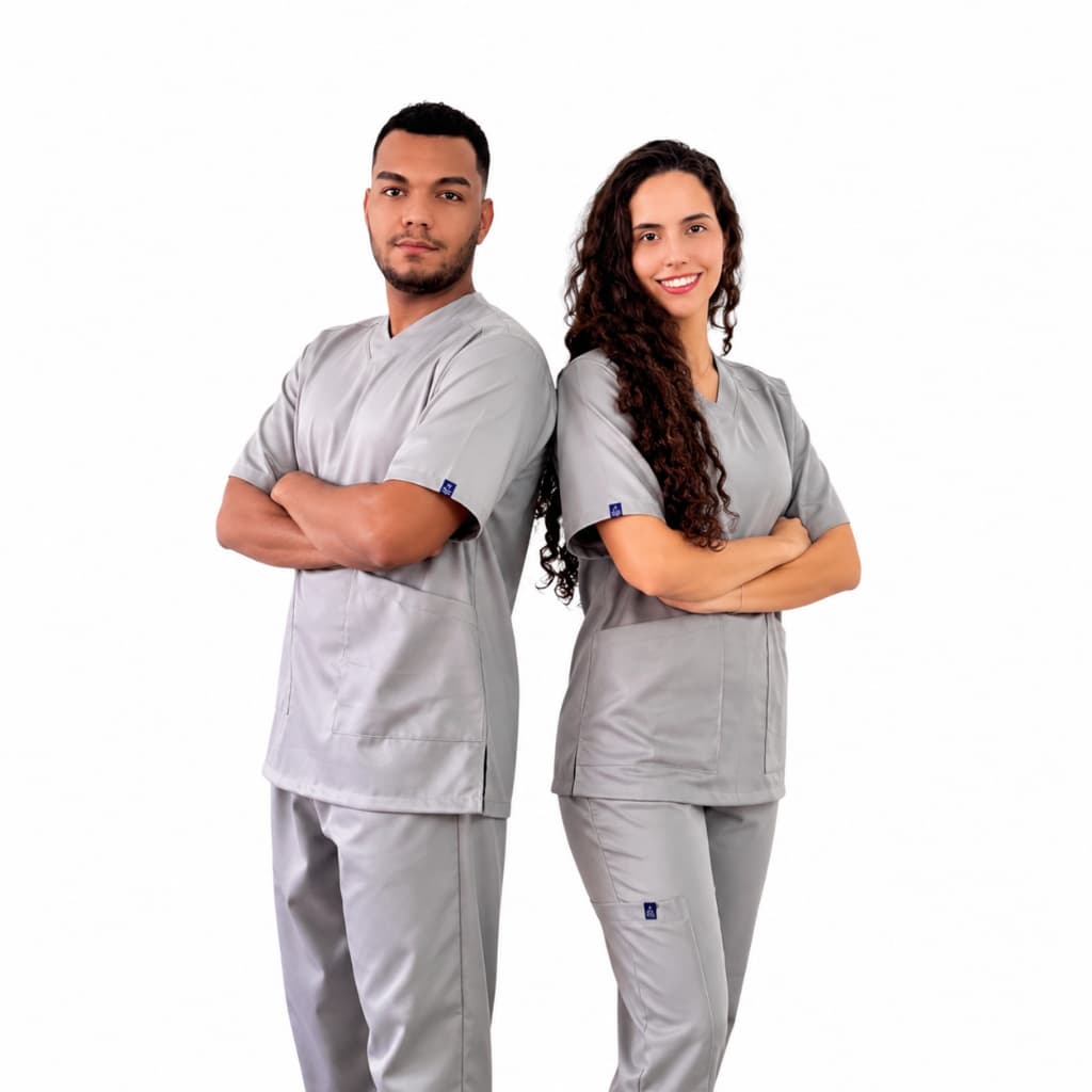 SCRUB PREMIUM GABARDINE Pijama Cirurgico Mawé Roupa Privativa Uniforme Hospitalar Conjunto Cirúrgico