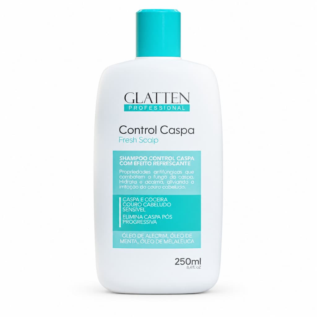 Shampoo Anticaspa Clean Hair  250ml - Óleo De Menta Alecrim Melaleuca