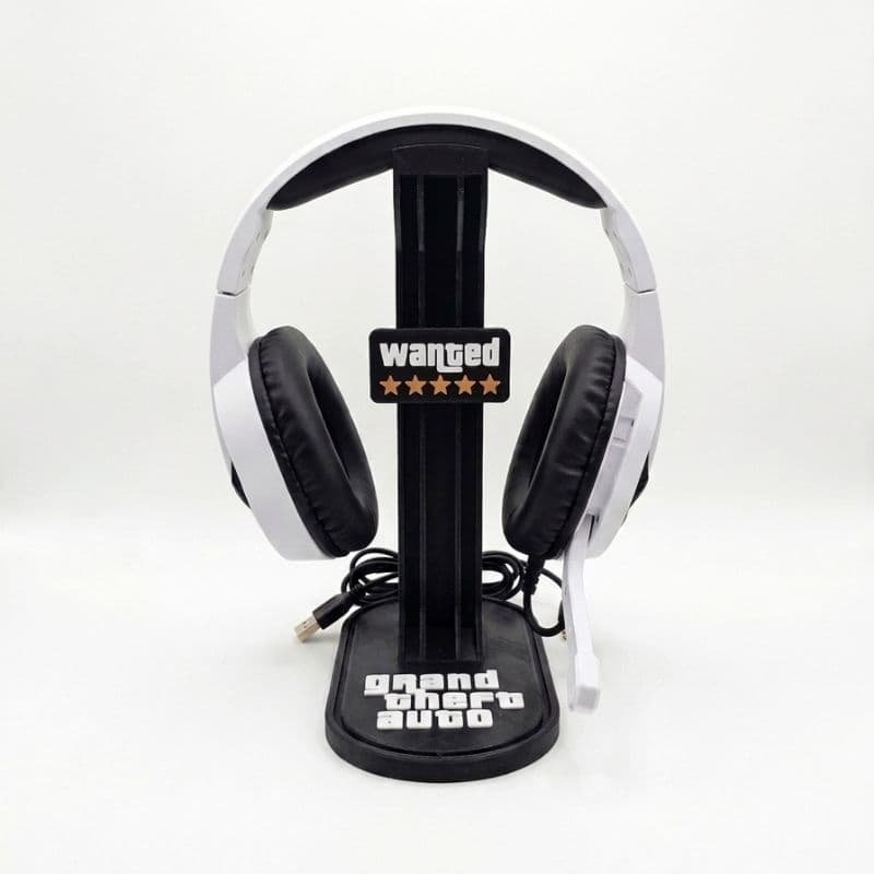 Suporte De Headset GTA V Organizador De Fone De Ouvido Setup Gamer Grand Theft Auto Apoio De Fone Decoração Premium