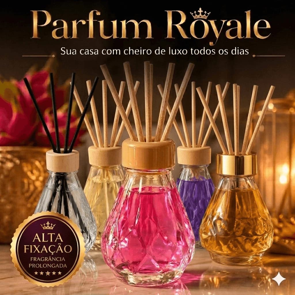 Difusor Aromatizador de Ambiente 100ml Quarto Sala Relaxante Duradouro Cheirinho Vareta Perfumado