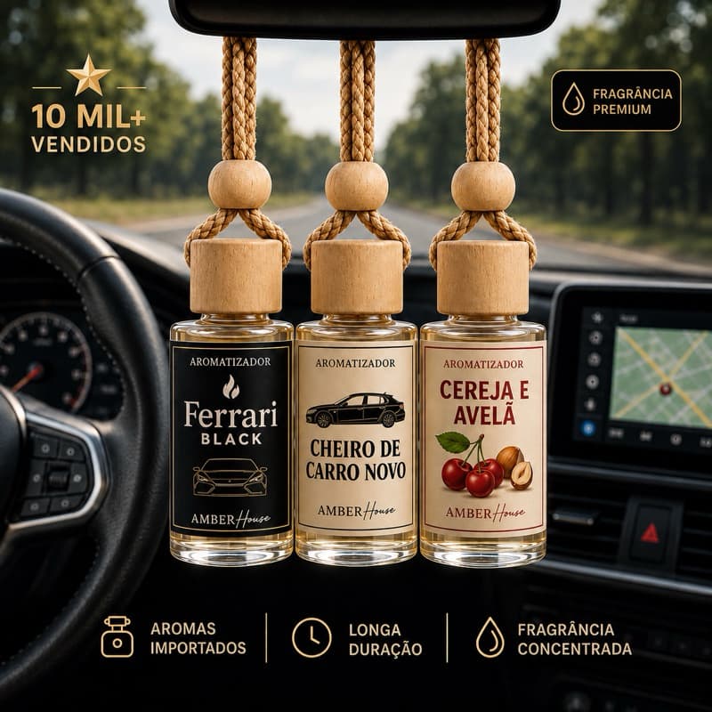 Cheirinho Carro Premium Importado Aromatizante Automotivo Ambiente