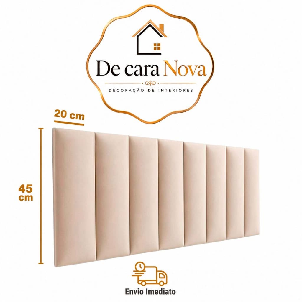 KIT ATÉ 15 CABECEIRAS CAMA BOX CASAL PREMIUM COMPLETA - 45CMx20CM - !!ENVIO IMEDITO !!