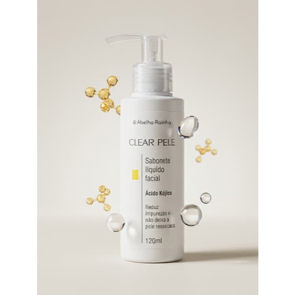 Sabonete Facial Ácido Kójico Niacinamida Clareador Anti Oleosidade Limpeza Profunda 120ml