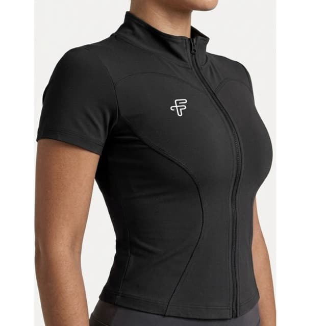 Jaqueta Fitnesstop Poliamida Feminina Gola Alta