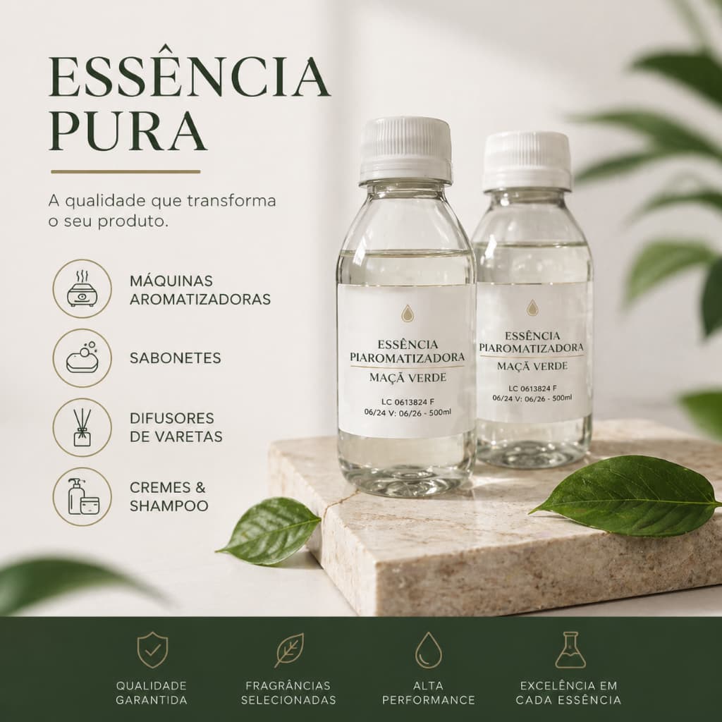 Essência Pura Cereja & Avela Para Aromatizador de Ambiente, Home Spray, Cremes e Sabonetes - 50ml