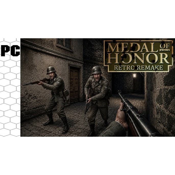 Medal of Honor (1999) Retro Remake para Pc ou Notebook Pen_Drivi