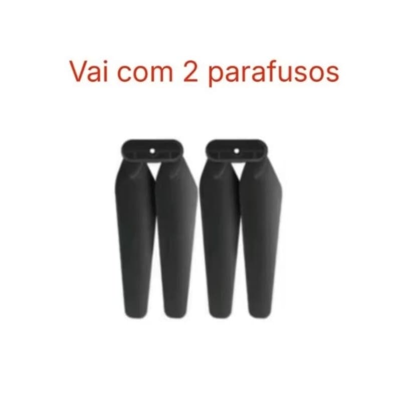 Kit Peça Reposição Conjunto de 2 Hélices Lâminas e 2 Parafusos Drones E525 S89 K3 E99 E88 E88pro.