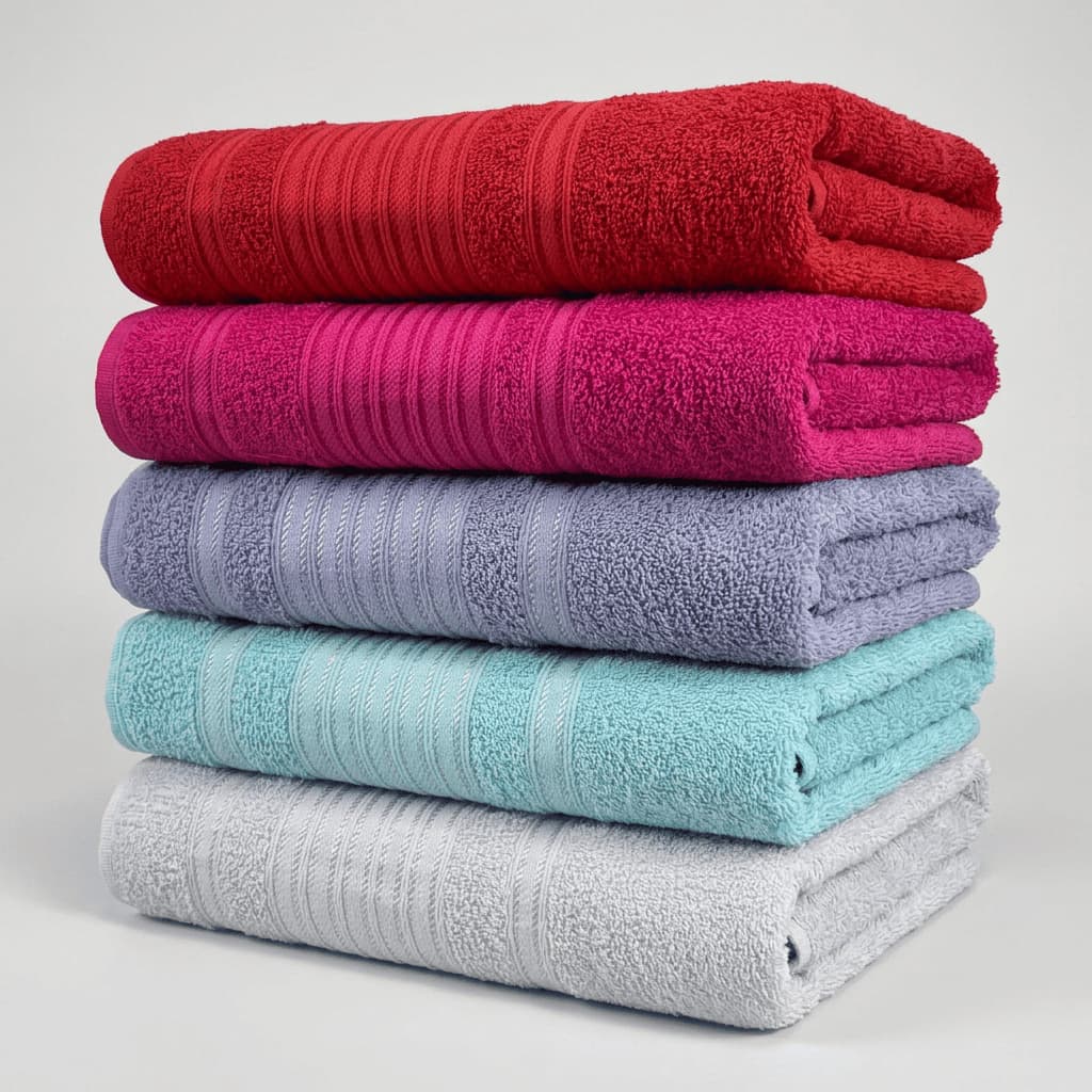 Kit 06 Toalhas de Banho Femininas Super Grossas 500 Gramas 100% Algodão Premium Alta Absorção