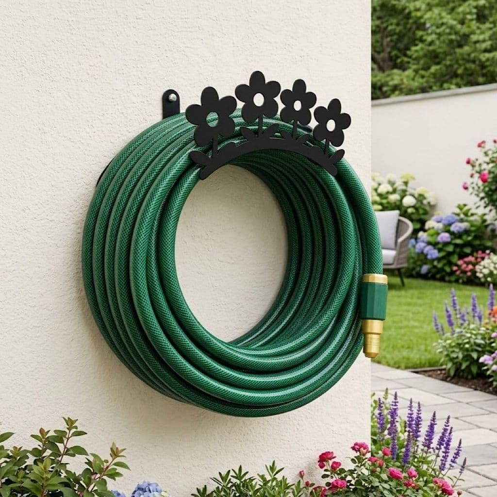 Suporte para Mangueira de jardim em Metal Reforçado Decorativo Varios Modelos