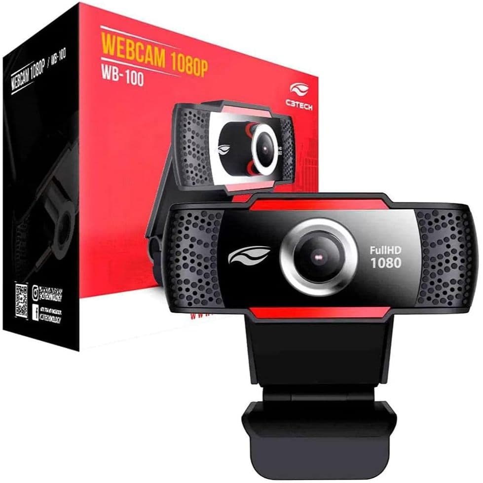 WEBCAM C3TECH WB-100BK FULL HD 1080P