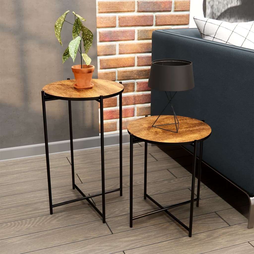 Conjunto Mesas De Centro Mesinha Lateral Apoio Sala Sofa Kit Mesa De Canto Decorativa
