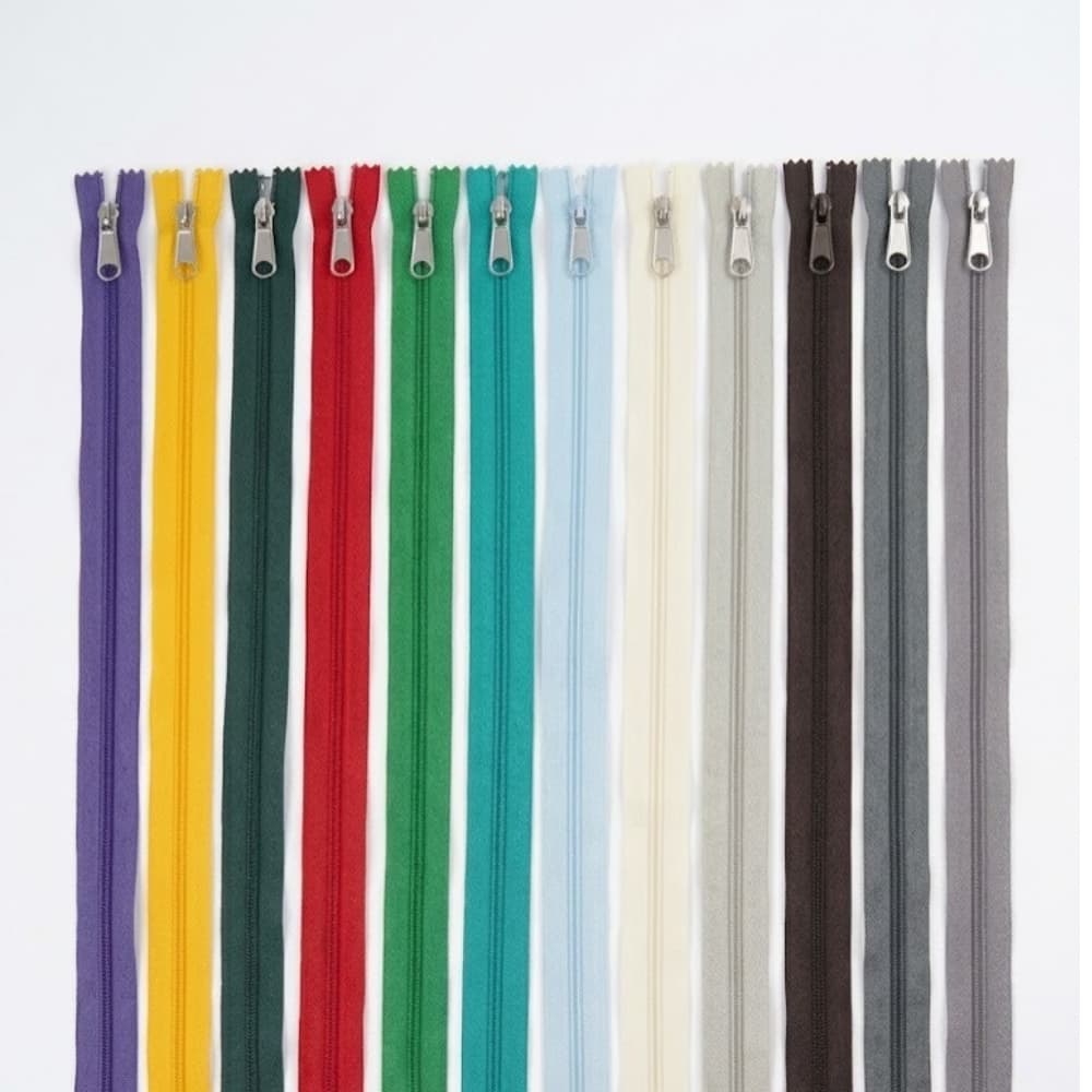 Zíper Colorido Nº6 5m com 10 Cursores Reforçado para Costura Bolsa Mochila Artesanato