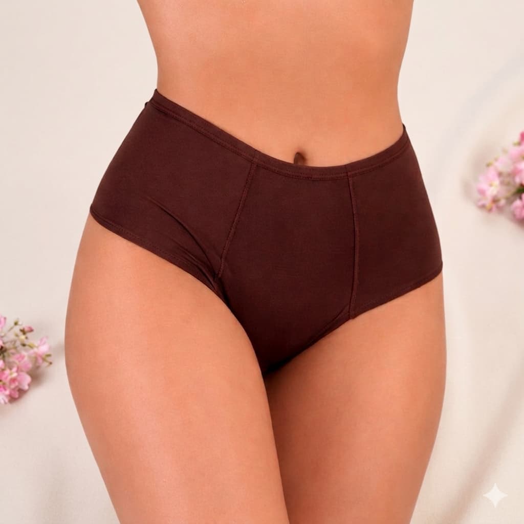 Kit 3 Calcinhas Plus Size Cós Alto 15 Cm Aperta e Segura Barriga Alta Sustentação Vestido