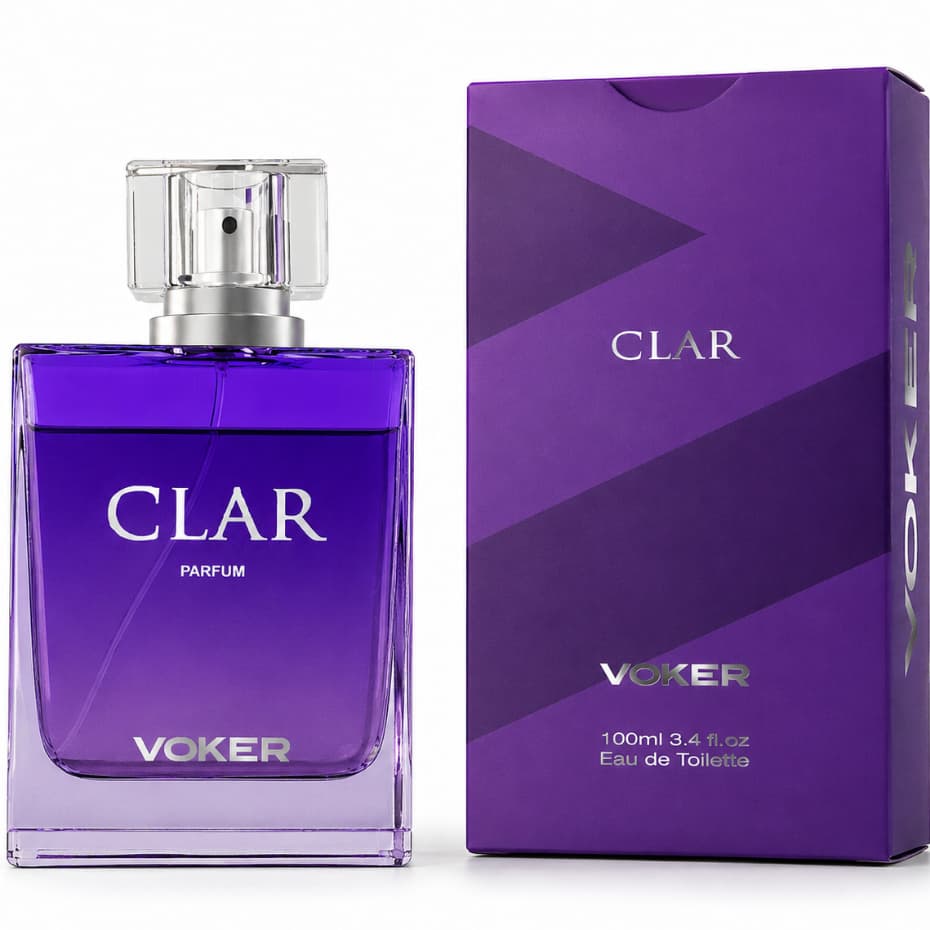 Perfume Feminino Voker Clar 100ml Fixação Intensa Fragrância que Encanta Original - Promoção !