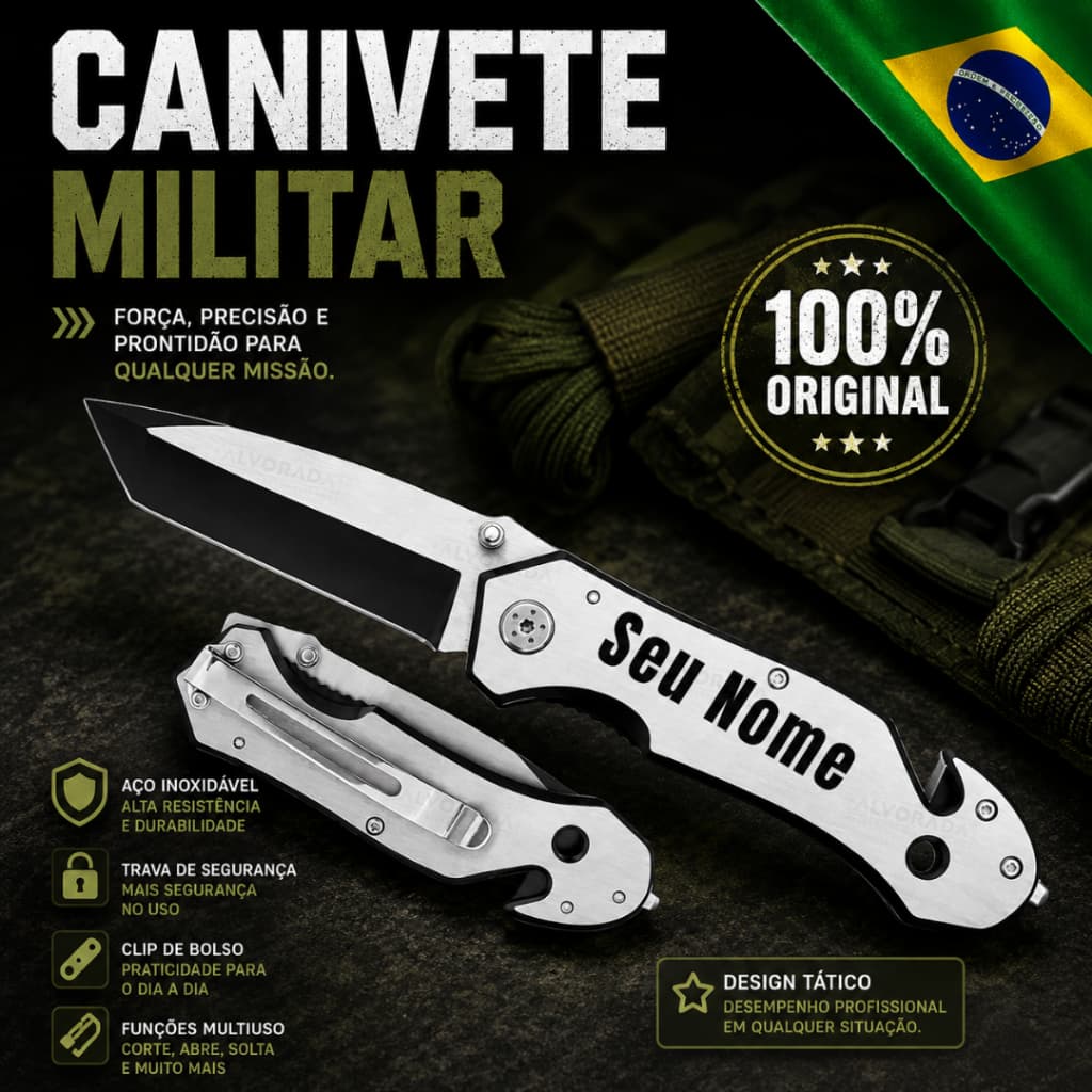 Canivete Multifunção com  Personalizado Nome ou Logomarca de empresa