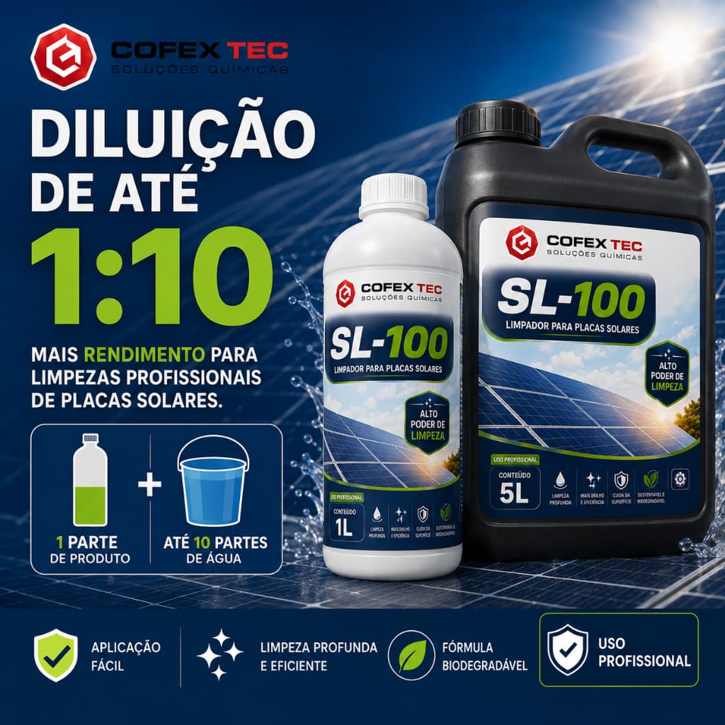 COFEX-TEC SL100 LIMPADOR PARA PLACAS SOLARES