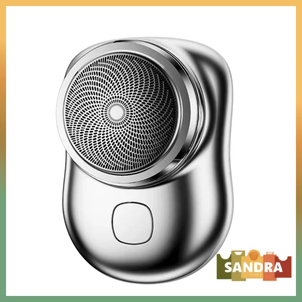 Mini Barbeador Elétrico Portátil Compacto e Estiloso Aparador De Barba De Bolso
