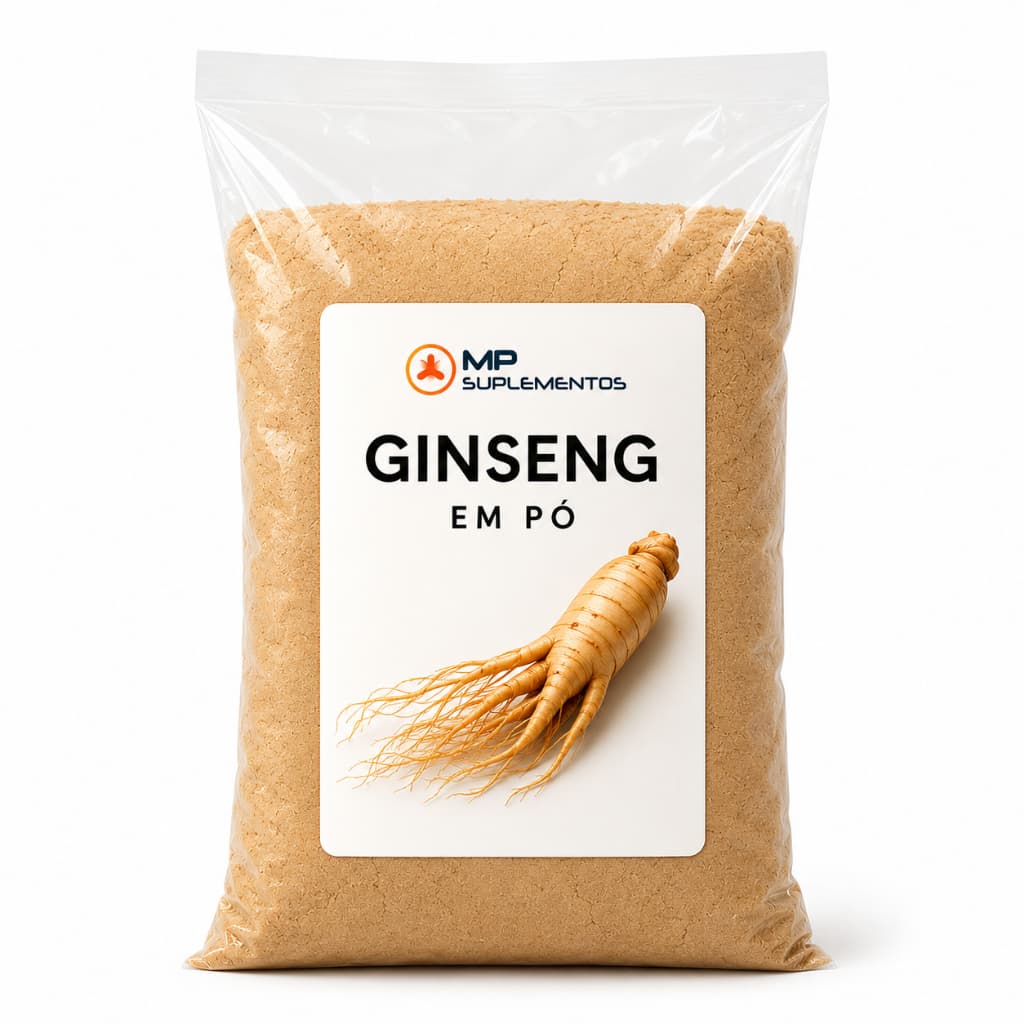 Ginseng em Pó 1kg Panax Coreano 100% Puro Natural Premium Importado Sem Aditivos Original