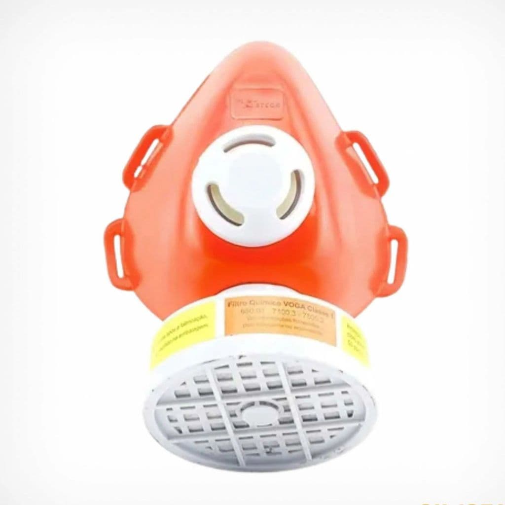 Máscara Respirador Facial com Filtro para Progressiva, Selagem, Vapores Químicos, Cabeleireira