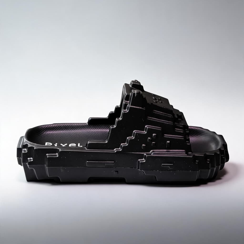 Sandália Slide Pixel Infantil Menino Menina Antiderrapante Conforto Leve