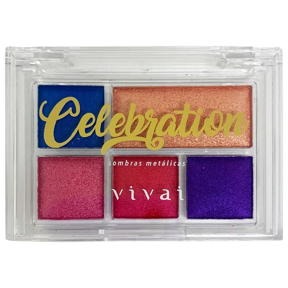 Paleta de Sombras Metálicas Celebration Vivai 4054.1.1