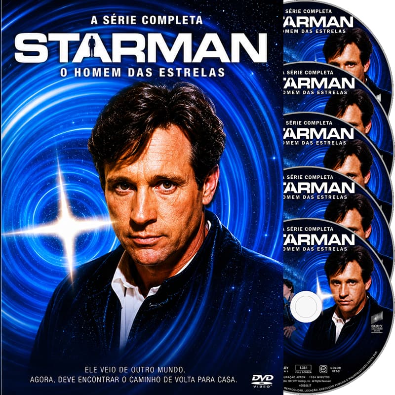 dvd Série Starman O Homem das Estrelas Série Clássica seriados antigos
