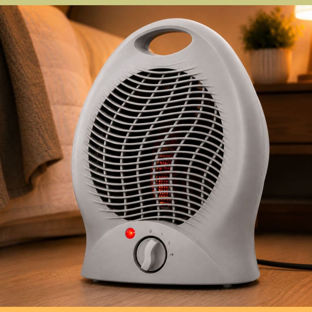 Aquecedor De Ar Ambiente Portátil Elétrico Ar Quente Ventilador Frio Quarto Sala Escritório Inverno