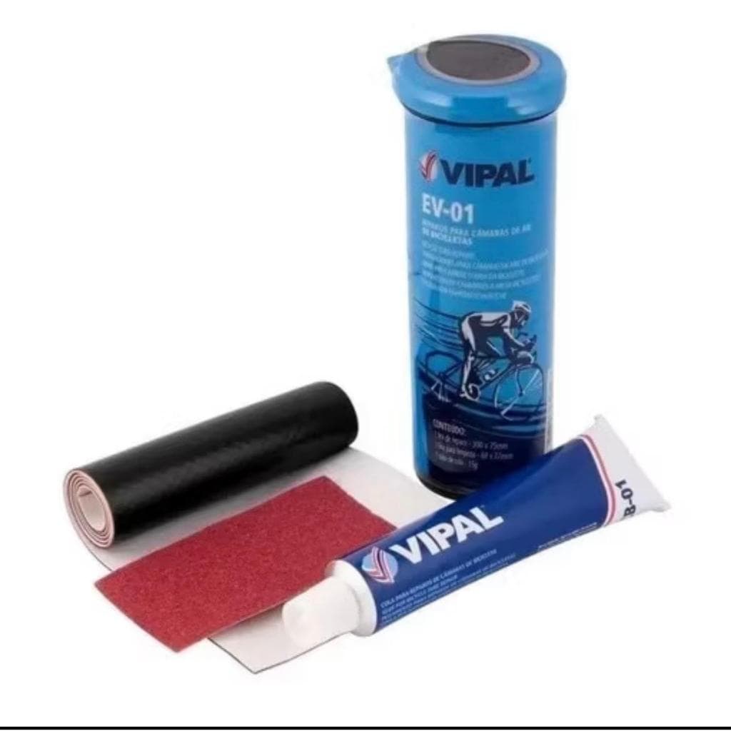 Kit Remendo P/ Bikes Reparo De Pneus Bicicleta + Lixa E Cola/ Estojo Remendo a Frio Remendo