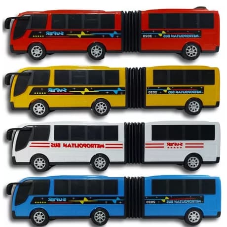 Brinquedo Ônibus Articulado Sanfonado - Diverplas - 767
