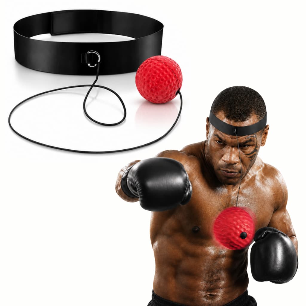 Bola de Reflexo Boxe Muay Thai Treino de Agilidade e Velocidade - Tomóvi
