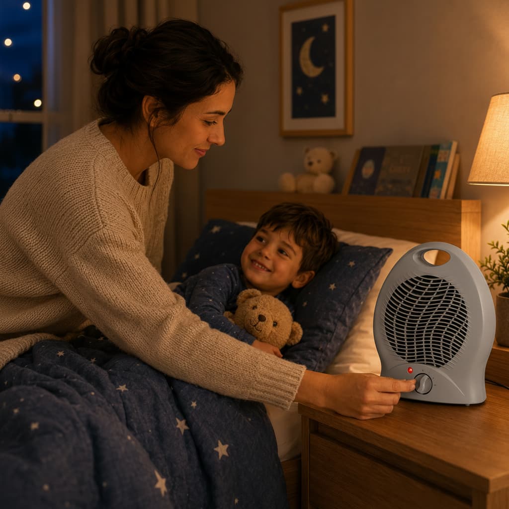 Aquecedor Eletrico Portatil 2000W Alta Potencia Aquecimento Rapido Eficiente