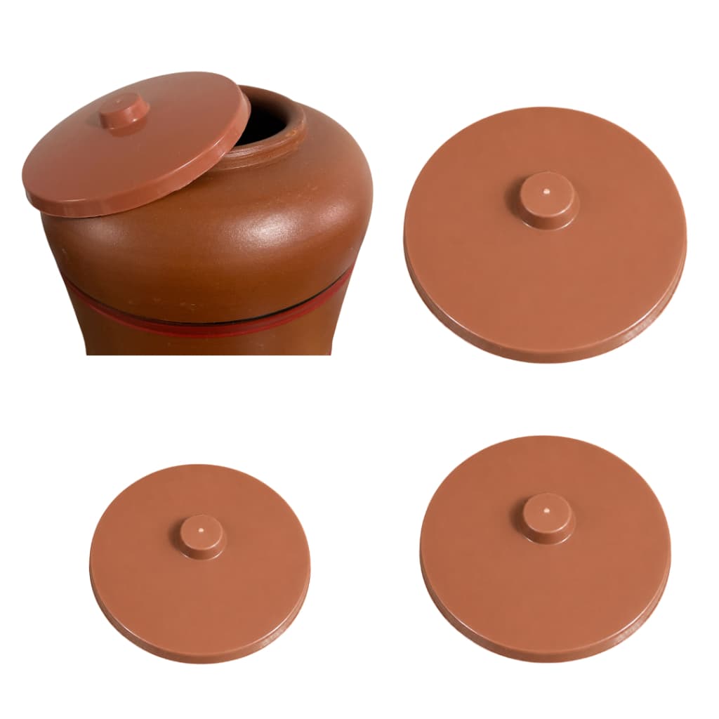 Tampa de Plástico Para Filtros De Barro Ou Talha Tamanhos 10,2cm / 12,5cm / 15cm / 17cm