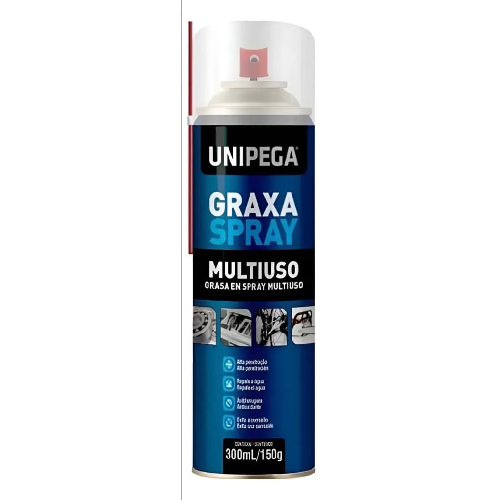 Graxa Spray Multiuso Anti Corrosão Unipega 300ml