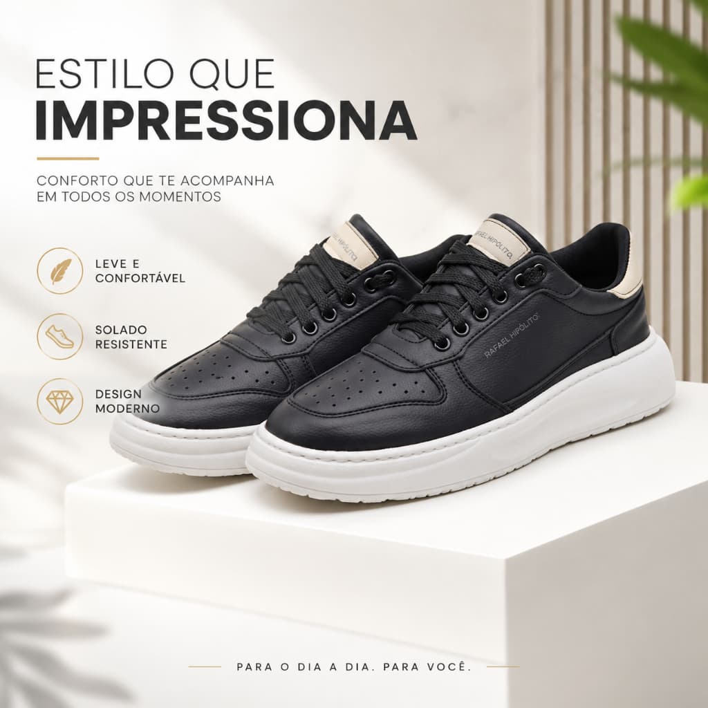 Tênis casual masculino  Confortável Leve Macio Elegante Moderno