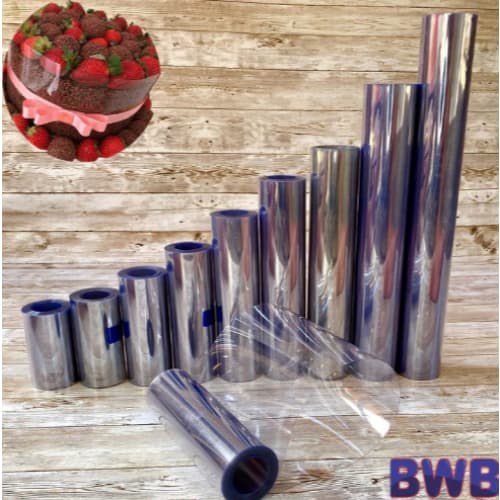 Tira de Acetato Para Confeitar Doces, Tortas e Bolos - Vários Tamanhos 5cm, 10cm, 15cm, 20cm, 25cm, 30cm