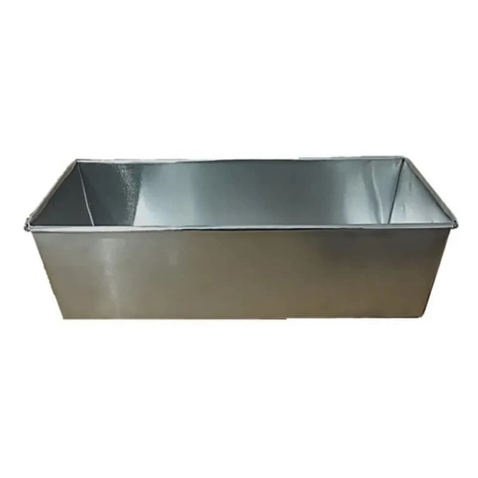 FORMAS RETANGULAR DE BOLO FATIA E PÃES 30X10X10 ALUMÍNIO