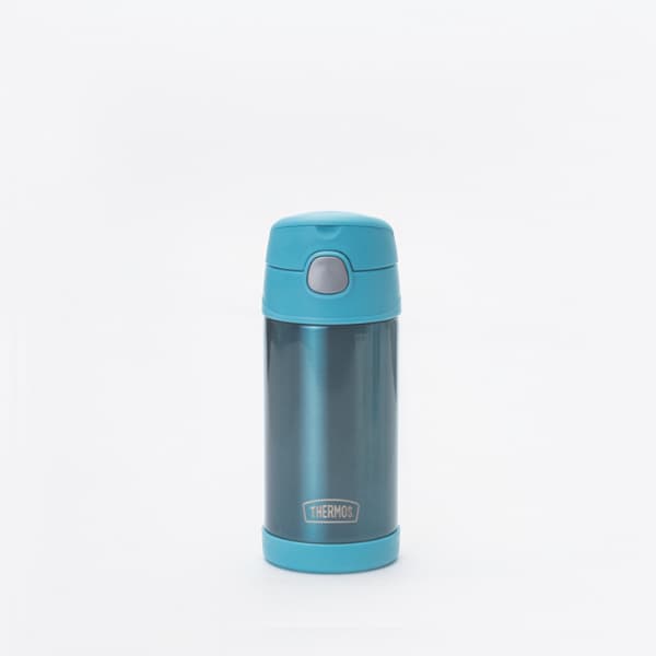 Garrafa Térmica Infantil Funtainer F401 Azul Petróleo Thermos - 355ml