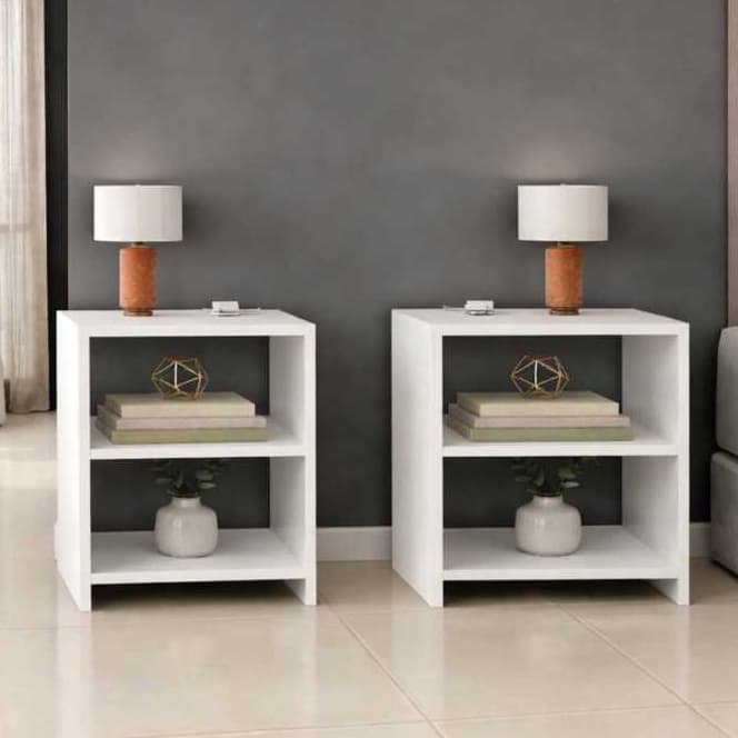 Mesa De Cabeceira La Otto Nicho Quarto Prateleira MDF