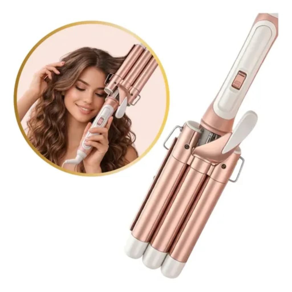 Modelador de cachos Tri ondas modelador 32cm de diâmetro FOGOMAX