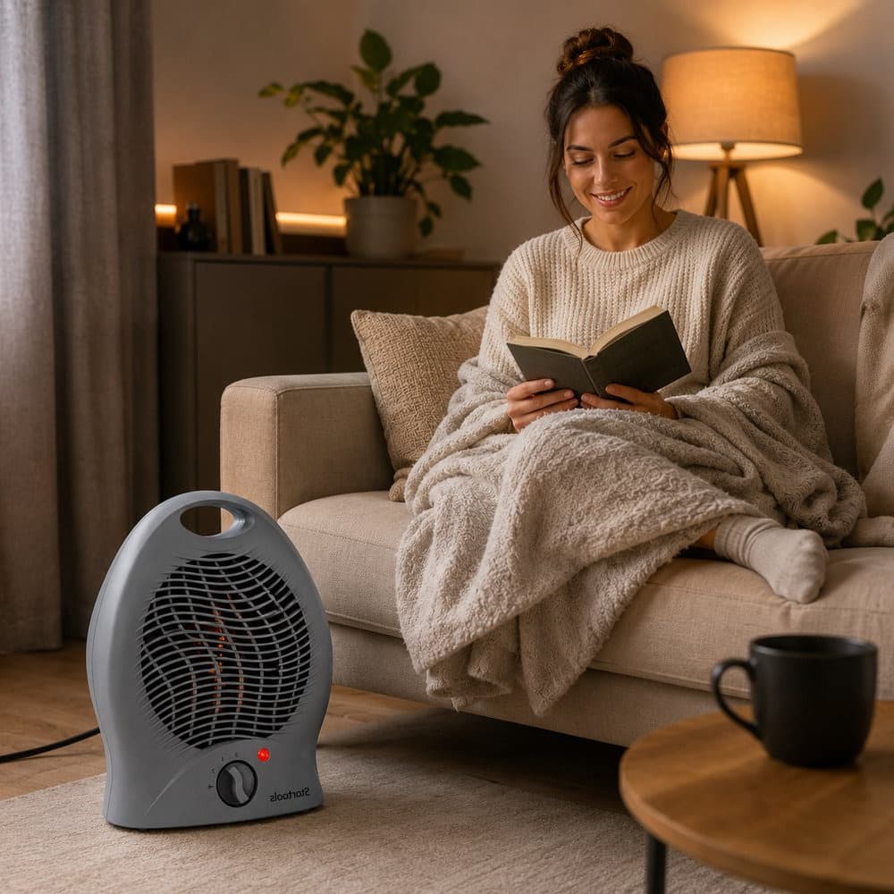Aquecedor De Ar Elétrico 127V/220V - Aquecedor Para Esquentar o Quarto - Para Aquecer o cômodo