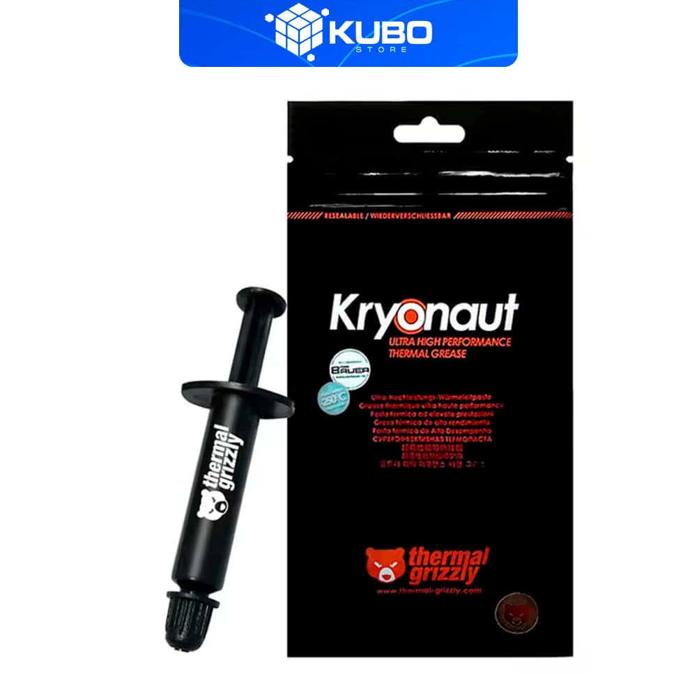 Pasta Térmica Thermal Grizzly Kryonaut 12.5W/mK 1G Original
