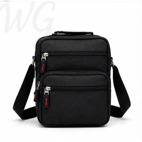 Bolsa Transversal Masculina em Nylon Premium – Compacta, Resistente e Multifuncional J8882