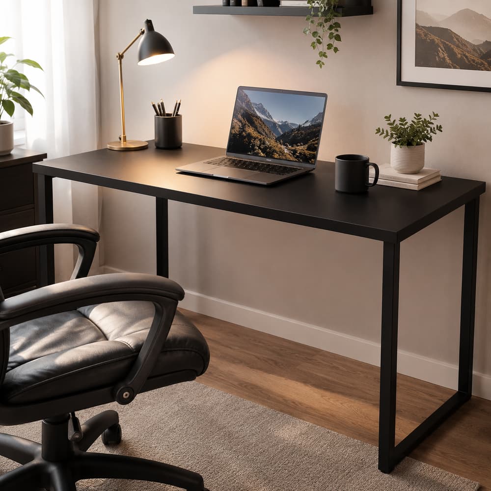 Mesa 120x60 Industrial Premium para Escritório e Quarto Home Office