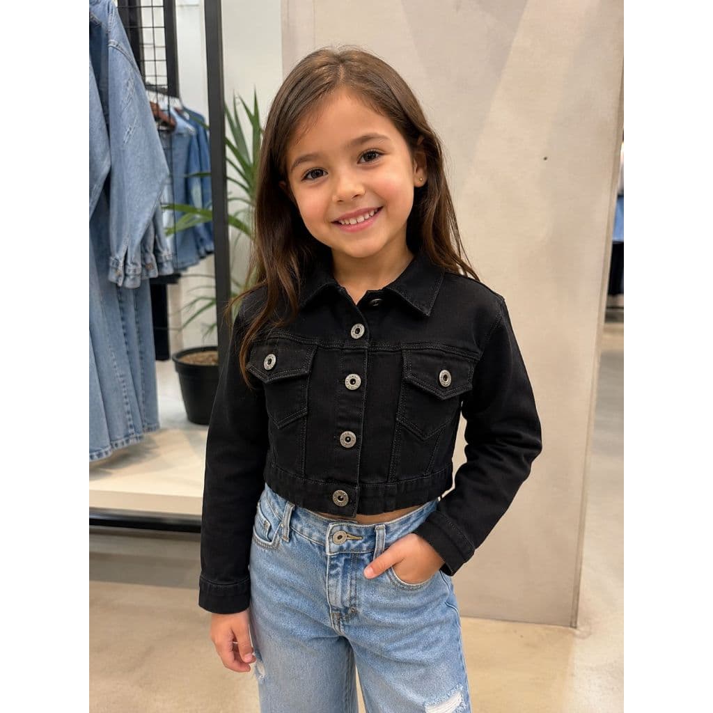 JAQUETA MODA INFANTIL PRETA
